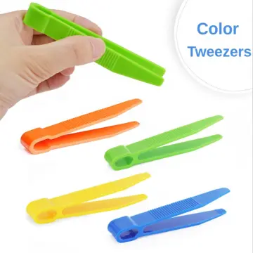 Kids Children DIY Toy Plastic Clip Durable Baby Tweezers Toy Kids