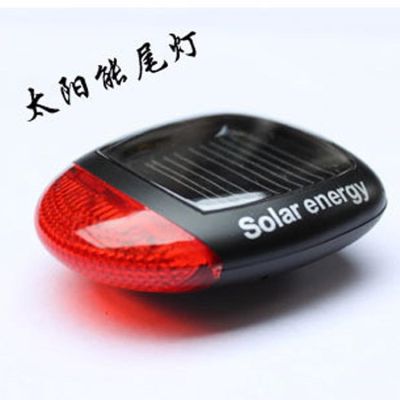 ต้นฉบับ Bike Solar Tail Lights Warning Lights Safety Lights Cycling Lights Mountain Bike Accessories Power Saving