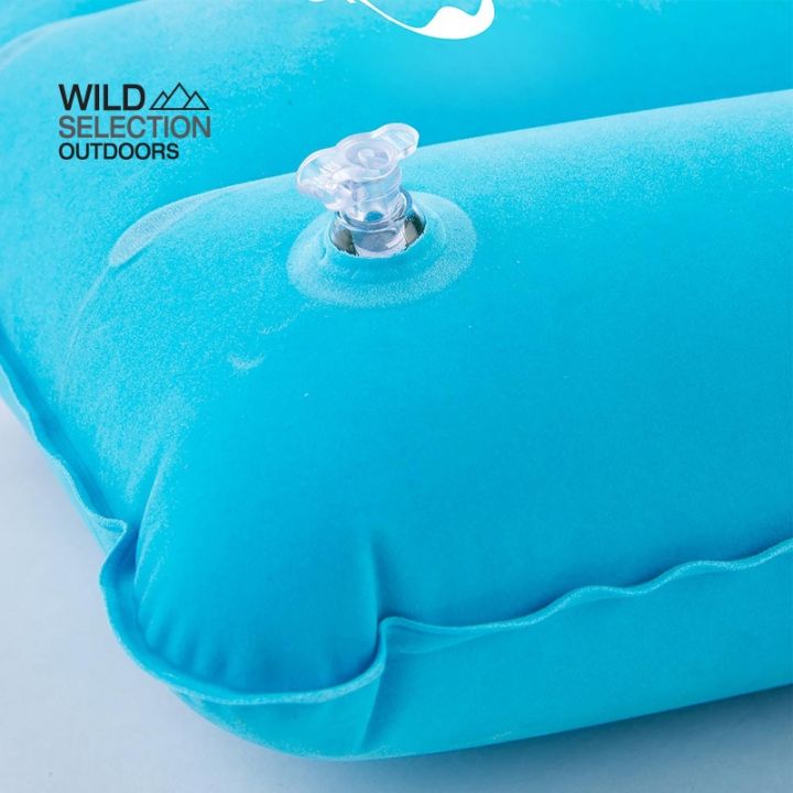 หมอนเป่าลม-หมอนหนุน-ผ้ากันลื่น-พับได้-nh18f018-z-rectangular-shaped-inflatable-pillow