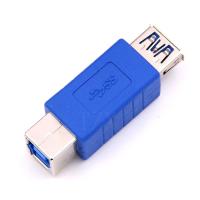 1ชิ้นเครื่องพิมพ์ Usb 3.0 Adpater หัวแปลงปลั๊กเครื่องพิมพ์ Usb 3.0 B ขั้วต่อ Usb ตัวเมียหัวแม่ B หญิง