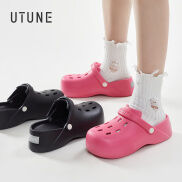 UTUNE Đế Dày Xăng Đan Giày Đế Bệt Cho Ngoài Trời Nữ Dép Thời Trang Dép