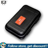 KZ Headset Storage Box Suitable For Original Headphones AS10 ZS10 BA10 ZST ES4 ZSA ZS3 Black Portable Hold Storage Box