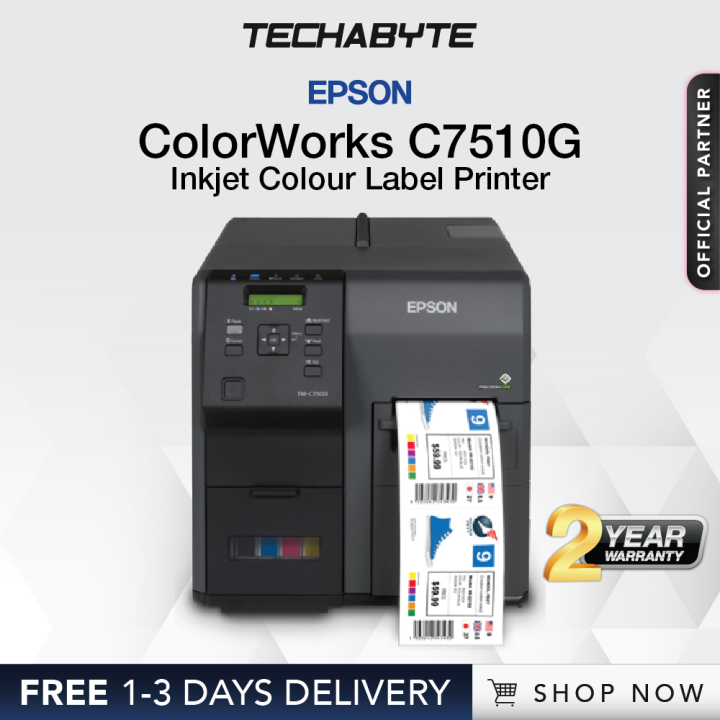 Epson ColorWorks C7510G Inkjet Colour Label Printer Lazada Singapore