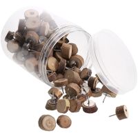 Decorative Push Pin Cork Boards Wood Home Supply Decorations Small Pushpins Thumbtacks Clips Pins Tacks