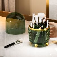 【YD】 Makeup Organizer Desktop Storage Shelf Rotating Dust Proof