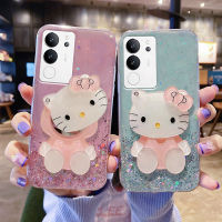 เคสโทรศัพท์ Vivo V29 5G ใหม่คลาสสิกการออกแบบท้องฟ้าเต็มไปด้วยดวงดาวแวววาวโรแมนติกพร้อมการตกแต่งกระจกแต่งหน้าสวยซิลิโคนปลอกอ่อนเคสvivo v29 5g เคสเหมาะสำหรับผู้หญิงกรอบโทรศัพท์