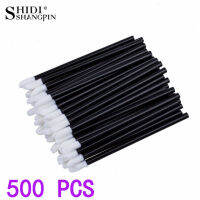 500 Pcs แปรงทาปากแบบใช้แล้วทิ้งผู้หญิงอุปกรณ์เสริม Wands Applicator Perfect Best Make Up Tool Pretty