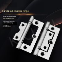 Stainless Steel Accessories Connection Foldable Ball Bearing Heavy Duty Door Hinge Durable Close Tool Easy Install Non-Mortise