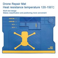 ESD Heat Insulation Soldering Working Mat Silicone Pad Desk Platform for Drone Soldering Station Iron Phone Computer BGA Repair