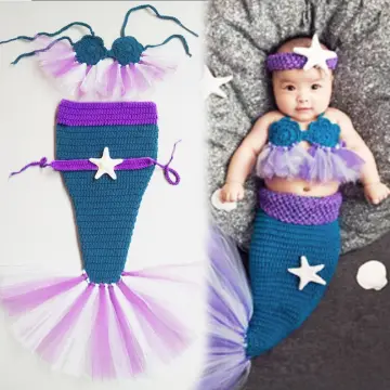 Shop Mermaid Costume For Newborn Baby Girl online