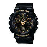 G-Shock (55mm, ตัวเรือนสีดำ, สายสีดำ) รุ่น GA-100CF-1A9DR