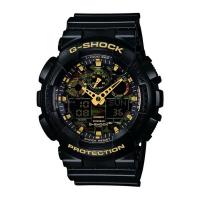 G=-Shock (55mm, ตัวเรือนสีดำ, สายสีดำ) รุ่น GA-100CF-1A9DR