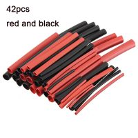 【cw】 42PCS and red 2:1 Assortment Shrink Tubing Tube Car Cable Sleeving Wrap Wire Useful Electric Tubings 7.28mm 【hot】 !