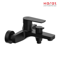 Karat Faucet ก๊อกผสมอ่างอาบน้ำแบบก้านโยกติดผนัง สำหรับฝักบัวสายอ่อน KF-58-720-55