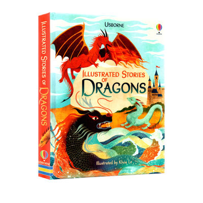 Original English Usborne illustrated stories of dragons stories about dragons around the world youth and childrens English Enlightenment hardcover full-color illustrated story book