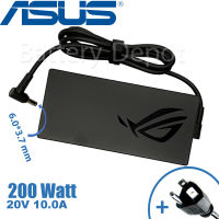 Asus Adapter ของแท้ Asus TUF Gaming F15 FX506, FX506HM, FX507ZE / TUF Dash F15 FX516PM 200W 6.0 สายชาร์จ Asus, อะแดปเตอร์