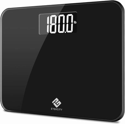 Etekcity Digital Bathroom Scale for Body Weight for People, Extra Wide Platform and High Capacity, Large Number and Easy-to-Read on Backlit LCD Display, 440 lb