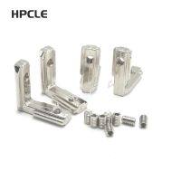 5pcs T Slot L-Shape 2020 Aluminum Profile Interior Corner Connector Joint Bracket for 2020 Alu-profile with m4 screw Hand Tool Parts Accessories