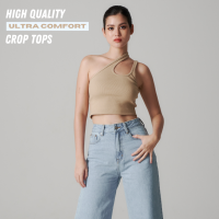 Serena Crop-Top - Beige (READY-TO-SHIP)