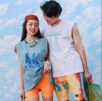 LIFE PROJECT X KimCo selected เสื้อแขนกุด รุ่น SORRY Sleeves มี 2 สี สีขาว และ สีฟ้า