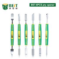 6 in 1 Metal Spudger Dual Ends Pry Bar Stick for iPad CellPhone Laptop Tablet Computer Watch DIY Repair Opening Hand Tools Set