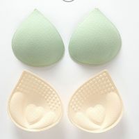 【CW】 Swimsuit Bikini Padding Inserts Women Clothes Accessories Foam Sponge Water Drop Shape Pads Chest