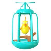 สำหรับของเล่นแมว Tumbler Swinging Bird ของเล่น Chirping Sound Interactive Balance Cage Multifunctional Kitty Windmill Toy