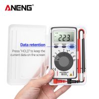 ZZOOI ANENG AN101 Mini digital multimeter multimetro tester DC/AC Voltage Current lcr meter pocket professional testers with Test Lead