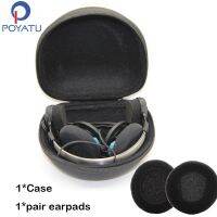 ☋◊⊕ POYATU Headphone Hard Case For Koss Porta Pro Headphones Carrying Case Pouch Bag With Replacement Ear Pad Cushion Soft Earpads