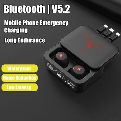 ZZOOI 2023 NEW Bluetooth 5.2 Waterproof Headset Noise Reduction Sports Earphones 9D HIFI Music Headphone for IOS Android