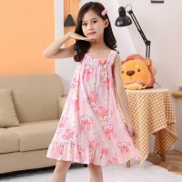 Animal Cartoon Girl Summer Night Dress Children Sleeping Dress Teen Pajamas Sleepwear Kids Girls Pyjama Summer Toddler Nightgown