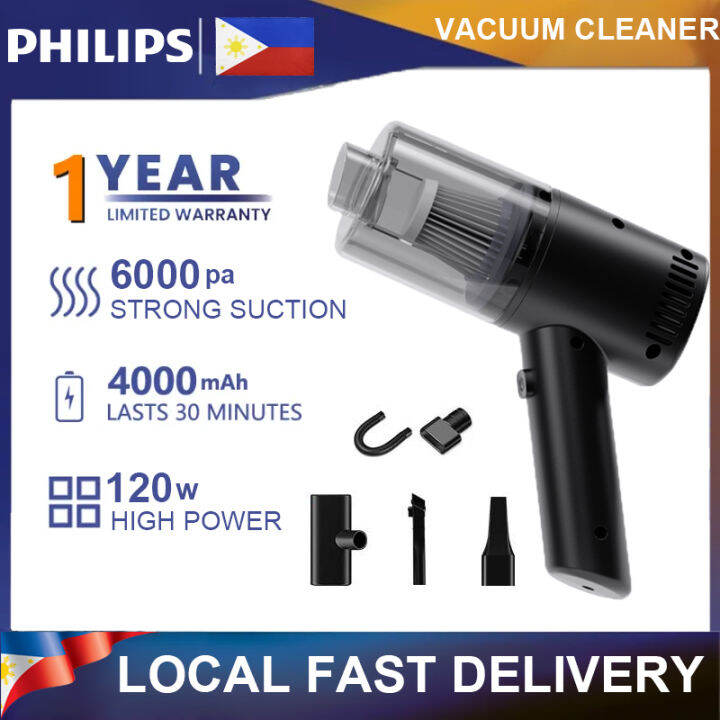 PHILIPS IMPORTED CAR VACUUM CLEANER 12000 PA HIGHSTRENGTH SUCTION CAR