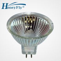 Honeyfly โคมไฟฮาโลเจน Mr16 12V 2700-3000K 20W/35W/50W หลอดไฟฮาโลเจนแสงอุ่นสีขาวหรี่แสงได้ชัดเจนในร่ม