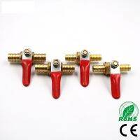 6mm-12mm Hose Barb Inline Brass Water Oil Air Gas Fuel Line Shutoff Ball Valve Pipe Fittings Pneumatic Connector Controller Valves