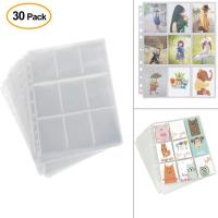 【Big-promotion】 Toy Shoy &amp; Stationers 30Pcs 270 9 Pocket Cards Storage Board Game Trading Tarot Cards Album Page Binder Sheets For Playing Games Entertainment Protect