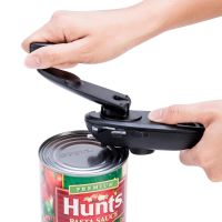 8 in 1 Safety Easy Stainless Steel Manual Can Opener Professional Effortless Openers with Turn Knob Household Kitchen Tools