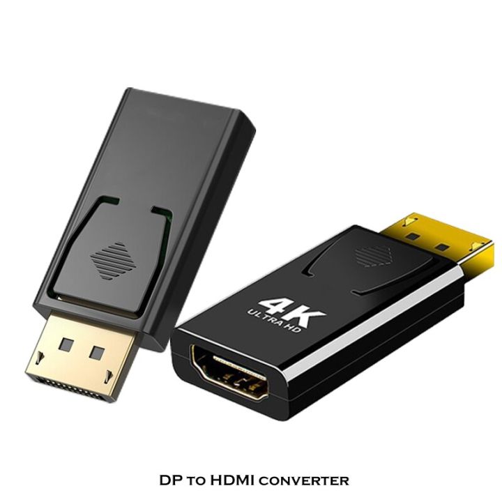 จอคอมพิวเตอร์4k-dp-เป็นหัวแปลงสัญญาณ-hdmi-สำหรับ-pc-ตัวแปลงสัญญาณโทรทัศน์พอร์ตจอแสดงผลตัวผู้-dp-เป็นตัวเมียอะแดปเตอร์อุปกรณ์กล้อง-gopro-วิดีโอเสียง1080p