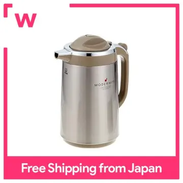 Tiger Handy Jug PWO-A120 Hot & Cold Vacuum Insulated Stainless Double Wall  7.5 cm Wide Mouth Design With One-Touched Detachable Lid Cover and Lever  1200ml (40 oz)