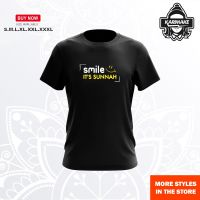 2023 New 2023 New TSHIRT ISLAMIC SMILE IS SUNNAH 100% COTTON BOSSKU