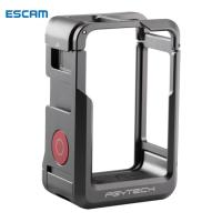 ESCAM PGYTECH กรงกล้อง P-32C-020สำหรับ DJI OSMO Action 3เคสป้องกันอลูมิเนียมอัลลอยด์ Pgytech Osmo Action 3 Case เคส Dji Action 3 Accessories