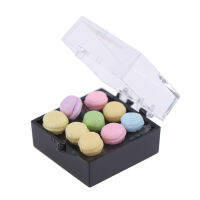 [Kliniki] 1ชุด1:12 dollhouse Miniature Macaroon อาหารขนมชาขนมครัวของเล่นตกแต่ง