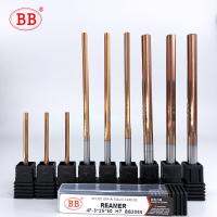 BB 1mm to 20mm Carbide Machine Reamer Coated Straight Flute H7 Tolerance Chucking Hardened Steel Metal Cutter 4 6 Flute CNC Tool Drills Drivers