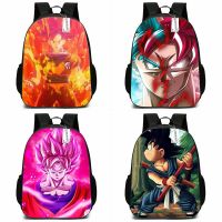 17 Inch Dragon Ball 3D Print Children Backpacks Girl Boys Cool Cartoon Goku Kindergarten Rucksack Birthday Gifts