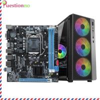 B75แผงวงจรคอมพิวเตอร์ช่องเสียบ LGA1155 16GB Micro-ATX Desktops เมนบอร์ด I/O Ps/ 2พอร์ตเมาส์และคีย์บอร์ดสนับสนุนช่องเสียบ X1 X16ด่วน SATA 2.0 3.0 PCI