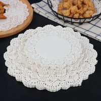 【hot】▫  100pcs Birthday Paper Table Doilies Tableware Placemats Mats Bread