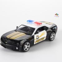 ProudNada Toys ของเล่นเด็กโมเดลรถเหล็กรถตำรวจ RMZ CITY COLLECTION DIE CAST CHEVROLET CAMARO NO.H135810