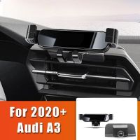 ที่จับโทรศัพท์มือถือแต่งรถสำหรับ Audi A3 8V 8Y 2013-2022ช่องแอร์ Mount แรงโน้มถ่วงอุปกรณ์ตกแต่งรถยนต์ขาตั้ง