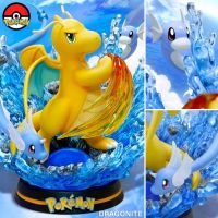 Figure EGG Studio Pokemon Evolution Dragonite Kairyu Dragonair Dratini Figure Pokemon Dragon Night Kairyu Dratini LED Figure