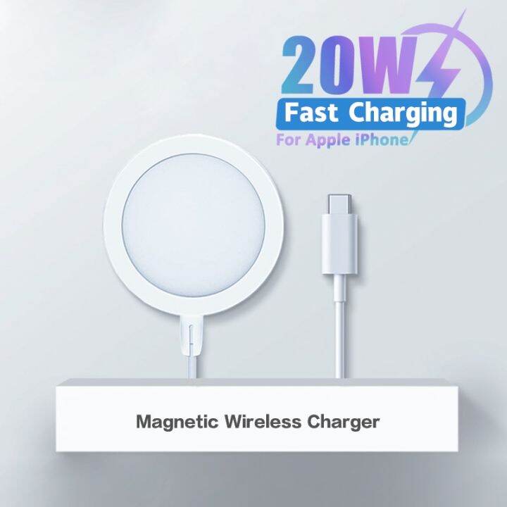 ชาร์จเร็วเครื่องชาร์จแบตเตอรี่ไร้สายแม่เหล็ก20วัตต์สำหรับที่ชาร์จ-usb-c-13-12-11-14-pro-max-สำหรับ14-13-13-pro-xr-x-8-plus