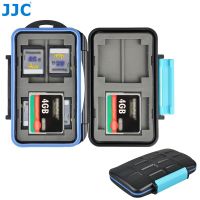 JJC กันน้ำ CF &amp; เคส SD การ์ดกล่องจัดเก็บการจัดเก็บหน่วยความจำสำหรับ4 CF และ8 SD /Sdhc/ การ์ด SDXC